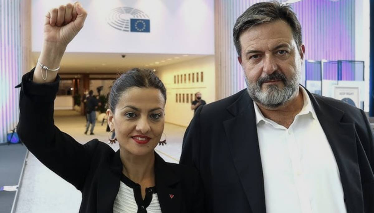 Sira Rego y su pareja