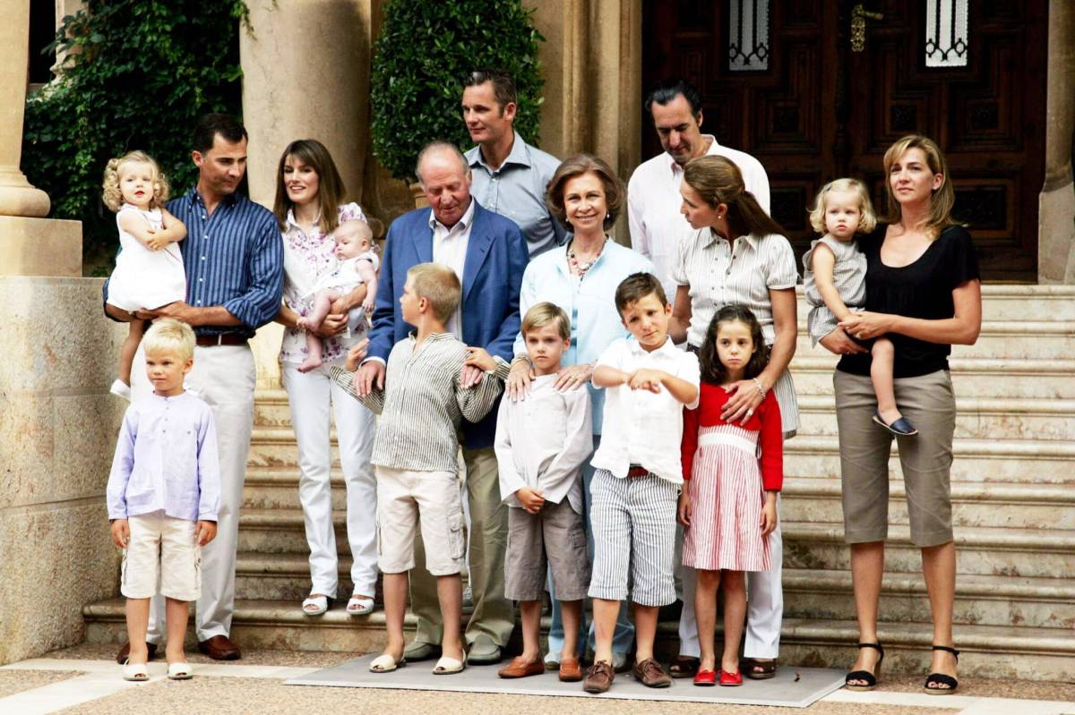 Posado veraniego de la Familia Real, en Palma de Mallorca en 2007